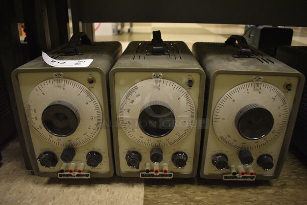 3 Model 200CD Metal Wide Range Oscillator. 115-230 Volts, 1 Phase. 7x13x12. 3 Times Your Bid! (Midtown 2: Room 105)