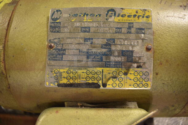 Aurora Metal Commercial Countertop Pump w/ Motor. 39x15x13. Cart 52x30x35. (Midtown 2: Room 130) - Image 4 of 8