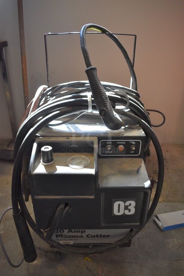 Century Model 118 009 904 Metal Commercial 20 Amp Plasma Cutter. 14x16x30. (Midtown 1: Room 122) - Image 1 of 9