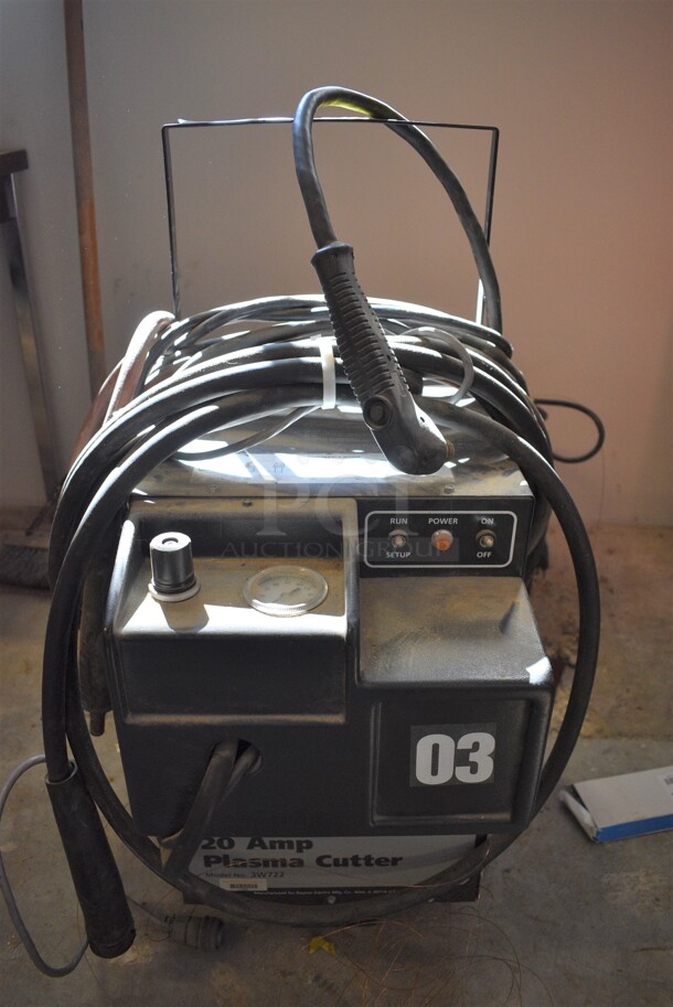 Century Model 118 009 904 Metal Commercial 20 Amp Plasma Cutter. 14x16x30. (Midtown 1: Room 122)