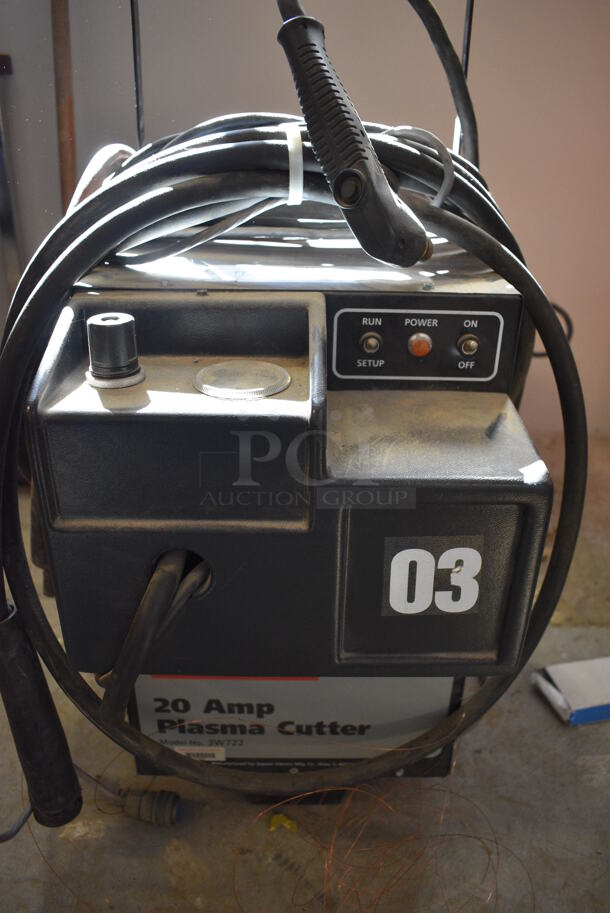Century Model 118 009 904 Metal Commercial 20 Amp Plasma Cutter. 14x16x30. (Midtown 1: Room 122) - Image 2 of 9