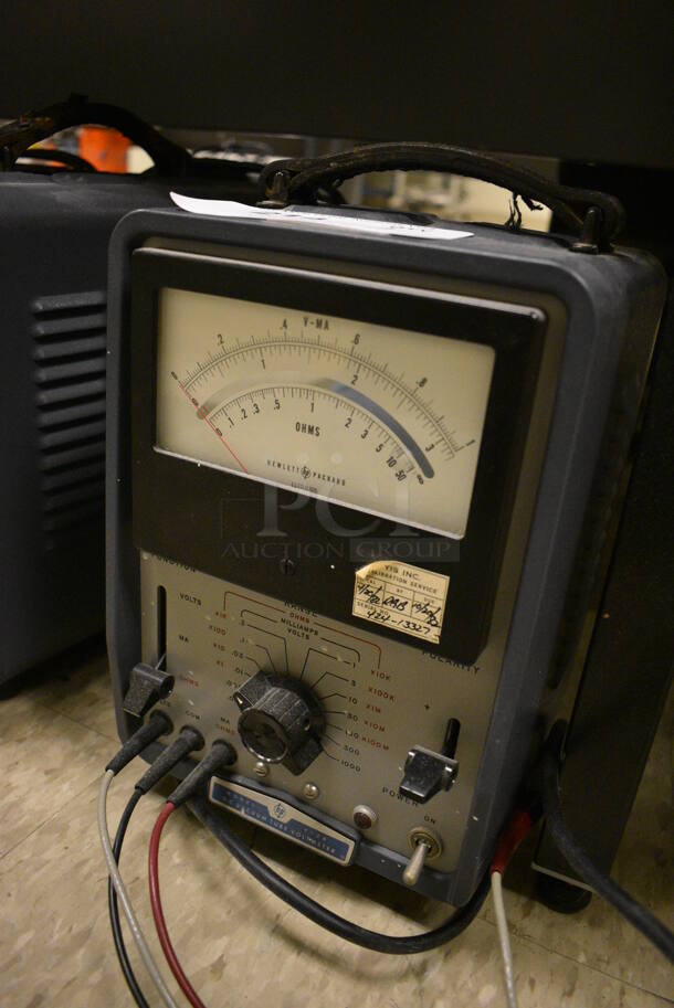 Hewlett Packard HP Model 412A DC Vacuum Tube Voltmeter. 7x7.5x11. (Midtown 2: Room 105) - Image 4 of 7