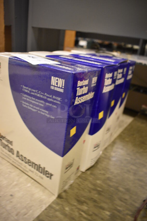 4 BRAND NEW IN BOX! Borland Turbo Assembler. 7.5x3.5x9.5. 4 Times Your Bid! (Midtown 2: Room 105) - Image 2 of 6