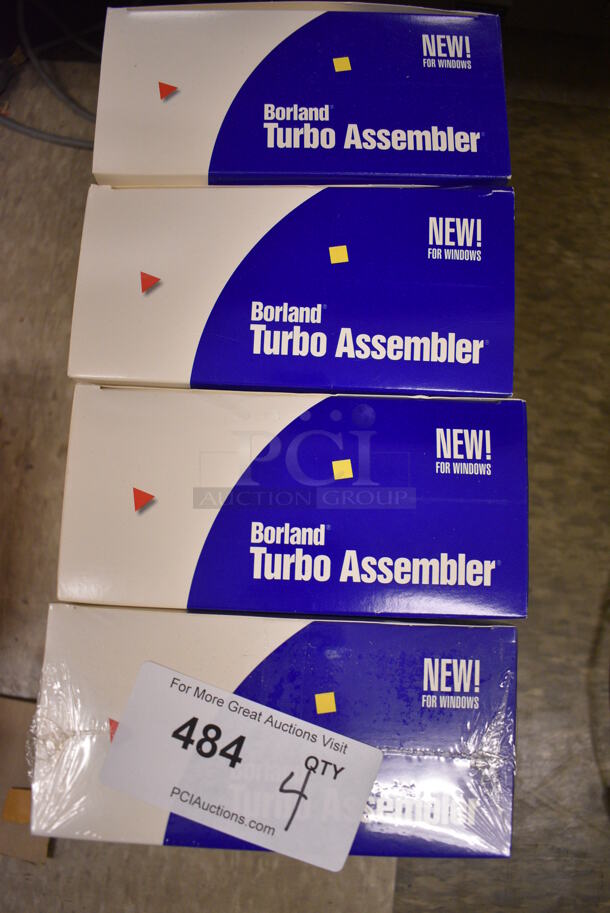 4 BRAND NEW IN BOX! Borland Turbo Assembler. 7.5x3.5x9.5. 4 Times Your Bid! (Midtown 2: Room 105) - Image 5 of 6