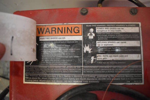 Lincoln Electric Weld Pak 3200 HD Metal Commercial Welder. 10x17x13. (Midtown 1: Room 122) - Image 6 of 7