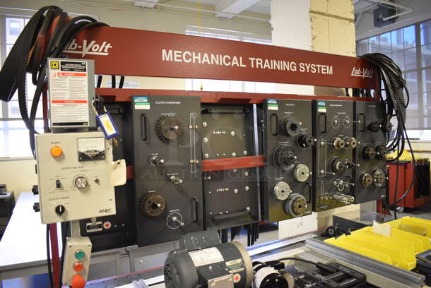 Lab-Volt Metal Commercial Portable Mechanical Training Lab Station on Commercial Casters. 73x37x77. (Midtown 2: Room 130) - Image 2 of 11