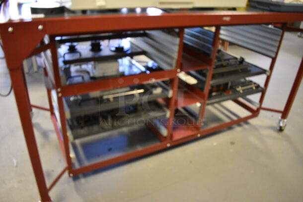 Lab-Volt Metal Commercial Portable Mechanical Training Lab Station on Commercial Casters. 73x37x77. (Midtown 2: Room 130) - Image 4 of 11