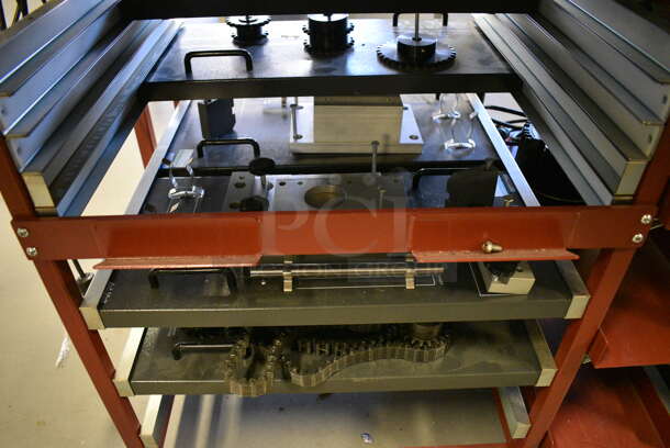 Lab-Volt Metal Commercial Portable Mechanical Training Lab Station on Commercial Casters. 73x37x77. (Midtown 2: Room 130) - Image 7 of 11