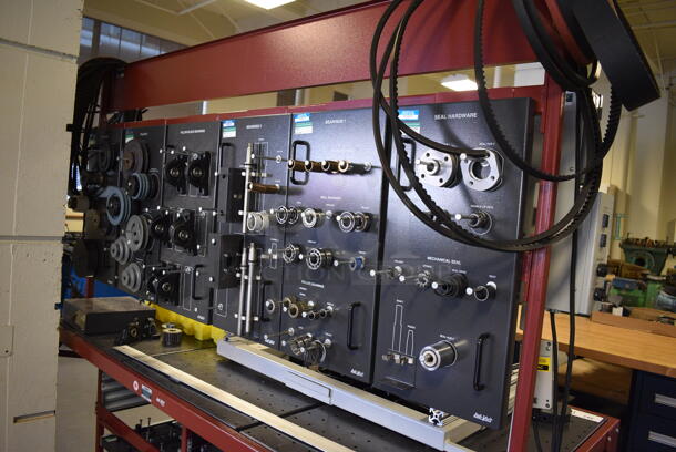 Lab-Volt Metal Commercial Portable Mechanical Training Lab Station on Commercial Casters. 73x37x77. (Midtown 2: Room 130) - Image 10 of 11