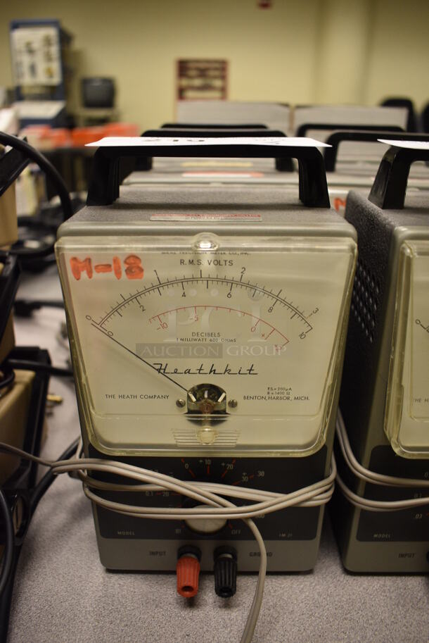 3 Heathkit Model IM-21 Metal Decibel Reader. 4.5x5x9. 3 Times Your Bid! (Midtown 2: Room 105) - Image 1 of 4