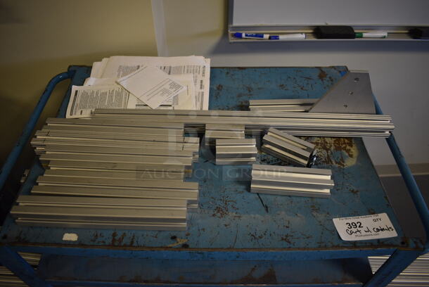 Metal Cart w/ Contents on Commercial Casters. 34x22x40. (Midtown 2: Room 130) - Image 2 of 5