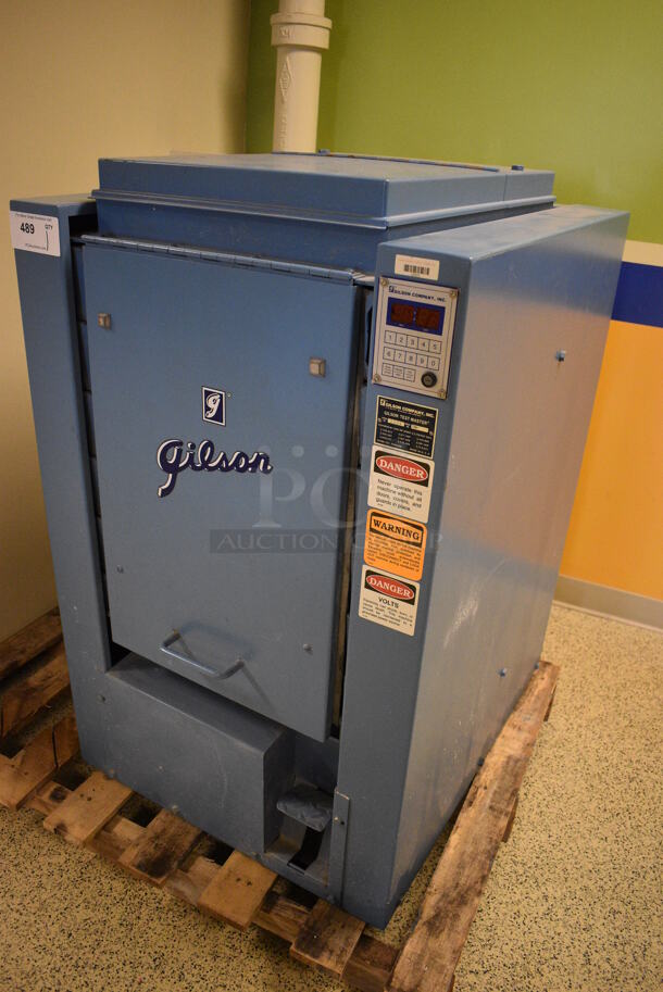 Gilson Model TM-3 Blue Metal Test Master Testing Screen Machine. 26.5x31.5x43. (Midtown 2: Hallway) - Image 2 of 10