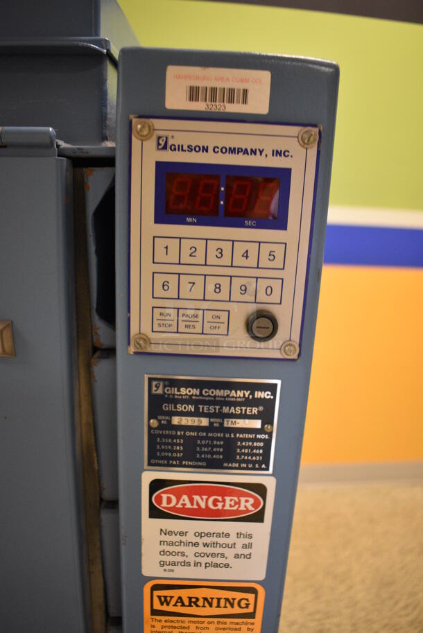 Gilson Model TM-3 Blue Metal Test Master Testing Screen Machine. 26.5x31.5x43. (Midtown 2: Hallway) - Image 3 of 10