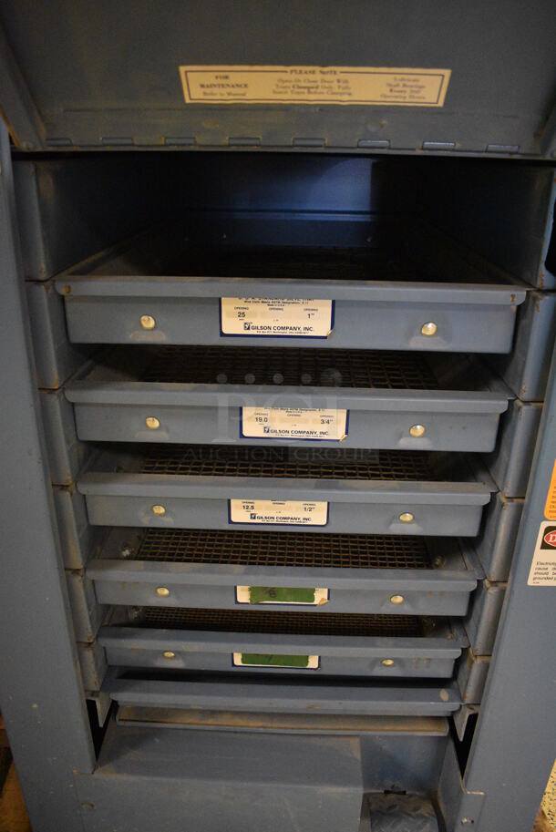 Gilson Model TM-3 Blue Metal Test Master Testing Screen Machine. 26.5x31.5x43. (Midtown 2: Hallway) - Image 5 of 10