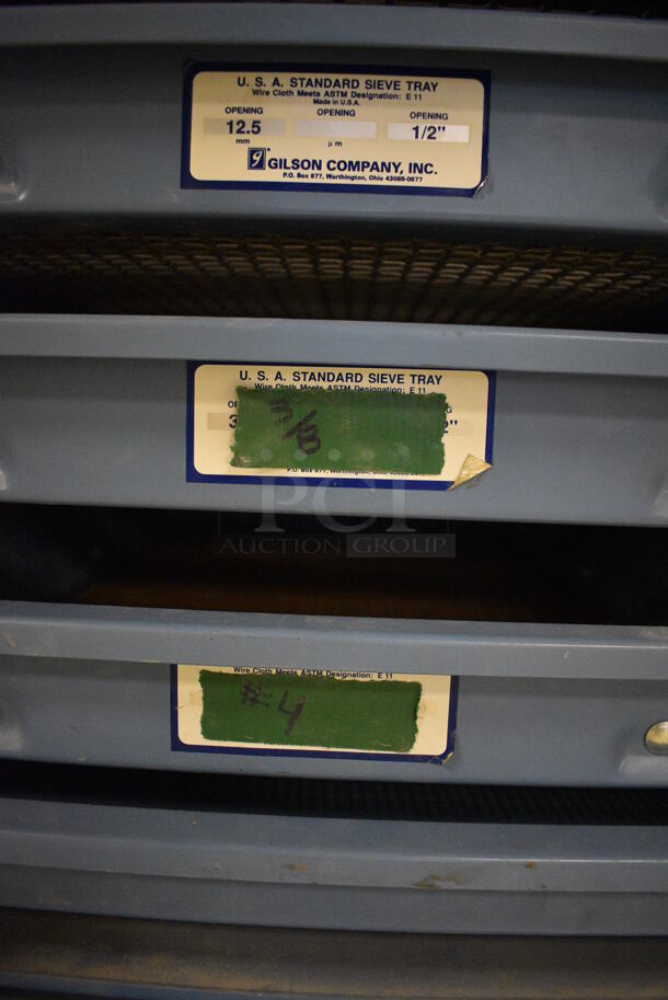 Gilson Model TM-3 Blue Metal Test Master Testing Screen Machine. 26.5x31.5x43. (Midtown 2: Hallway) - Image 7 of 10