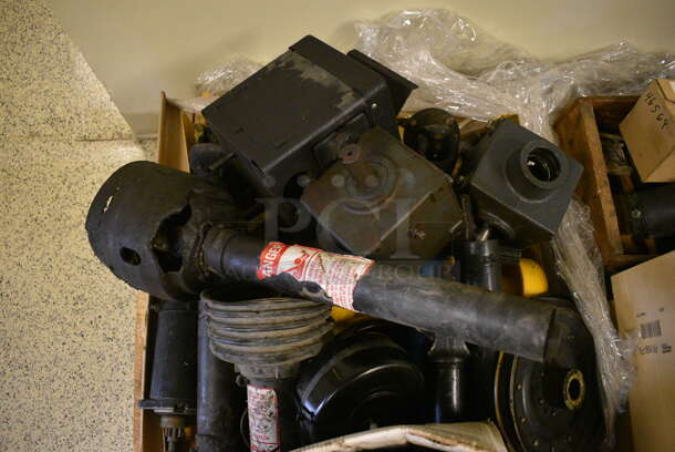 ALL ONE MONEY! PALLET LOT of Various Metal Parts and Pieces for Hustler Tractor! (Midtown 2: Hallway) - Image 3 of 8