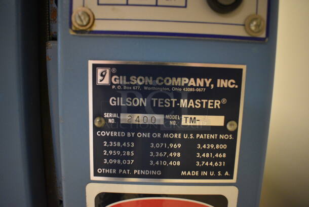 Gilson Model TM-3 Blue Metal Test Master Testing Screen Machine. 26.5x31.5x43. (Midtown 2: Hallway) - Image 5 of 11