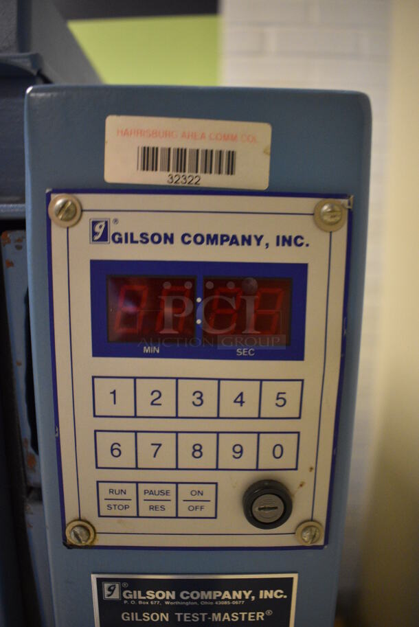 Gilson Model TM-3 Blue Metal Test Master Testing Screen Machine. 26.5x31.5x43. (Midtown 2: Hallway) - Image 6 of 11