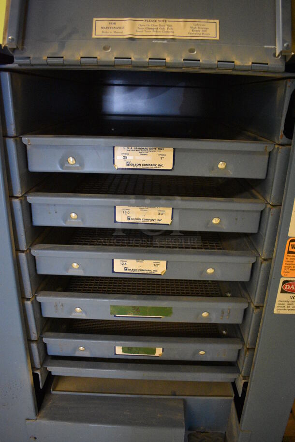 Gilson Model TM-3 Blue Metal Test Master Testing Screen Machine. 26.5x31.5x43. (Midtown 2: Hallway) - Image 7 of 11
