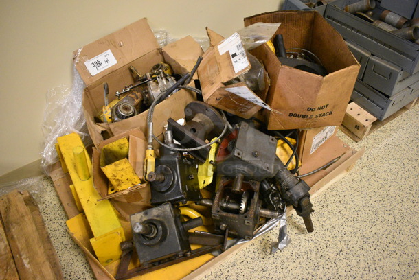 ALL ONE MONEY! PALLET LOT of Various Metal Parts and Pieces for Hustler Tractor! (Midtown 2: Hallway) - Image 2 of 8