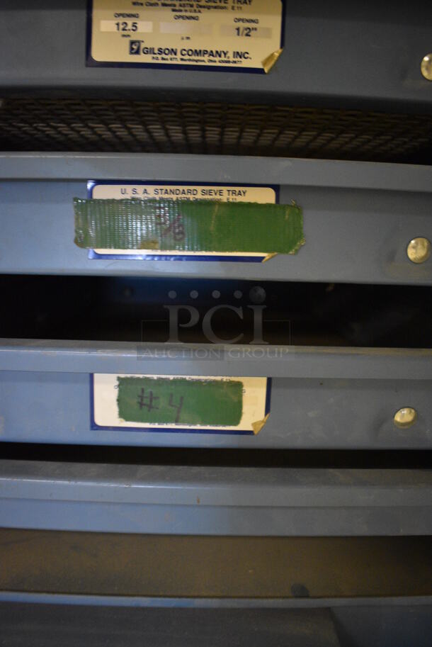 Gilson Model TM-3 Blue Metal Test Master Testing Screen Machine. 26.5x31.5x43. (Midtown 2: Hallway) - Image 10 of 11