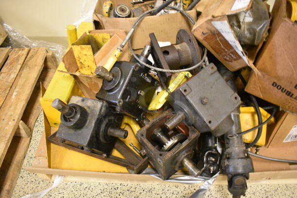 ALL ONE MONEY! PALLET LOT of Various Metal Parts and Pieces for Hustler Tractor! (Midtown 2: Hallway) - Image 4 of 8