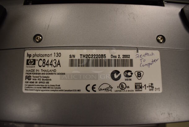 2 HP Photosmart 130 Countertop Printer. 9x4x4. 2 Times Your Bid! 9x4x4. 2 Times Your Bid! (Midtown 2: Room 105) - Image 5 of 8