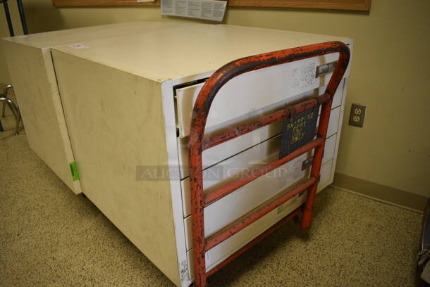 Metal 5 Drawer Flat File Cabinet. Stock Picture Used. Does NOT Come w/ Cart. 34x28.5x25 (Midtown 2: Hallway) - Image 2 of 4