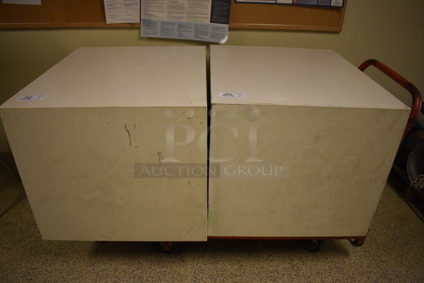Metal 5 Drawer Flat File Cabinet. Stock Picture Used. Does NOT Come w/ Cart. 34x28.5x25 (Midtown 2: Hallway) - Image 3 of 4