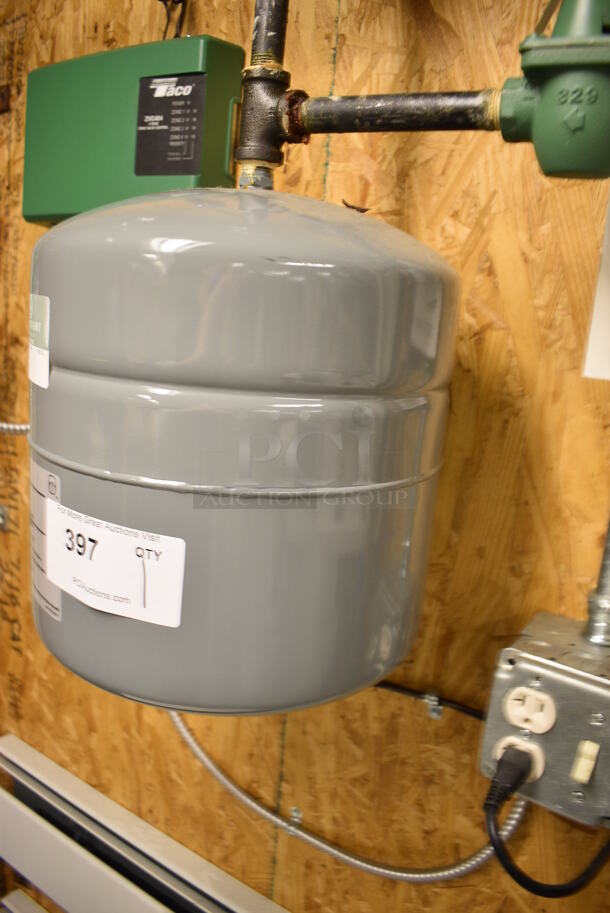 Amtrol Extrol Model 30 Metal Wall Mount Tank For Heating System. 12x12x12. Unit Will Be Unhooked and Removed Before Pick Up Day. (Midtown 2: Room 130) - Image 3 of 3