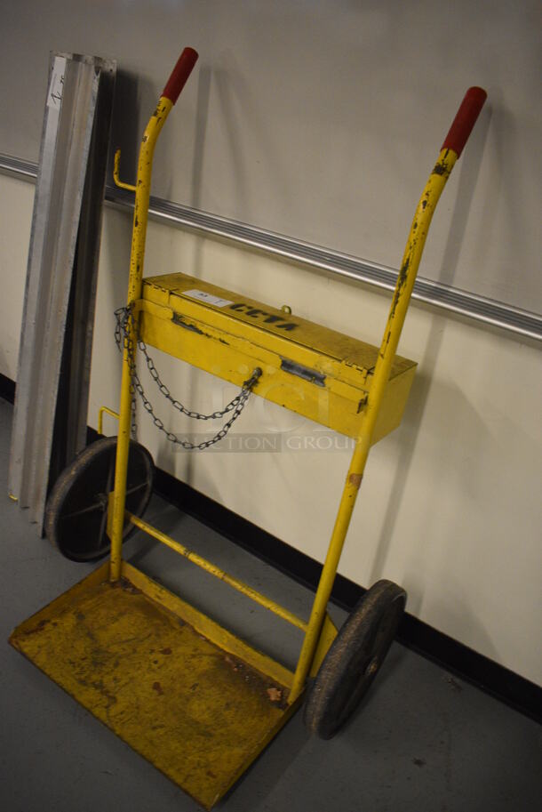 Yellow Metal Furniture Dolly. 33x24x50. (Midtown 1: Room 122) - Image 3 of 5