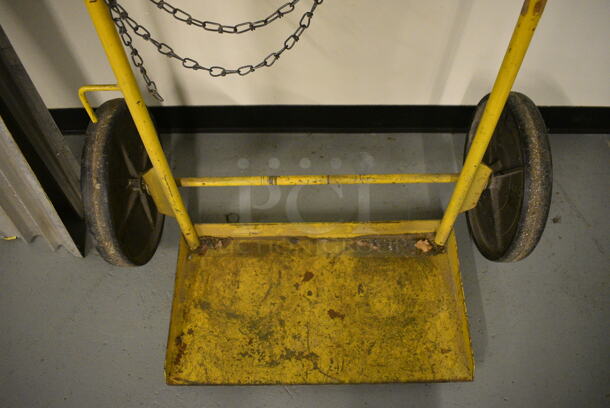 Yellow Metal Furniture Dolly. 33x24x50. (Midtown 1: Room 122) - Image 5 of 5