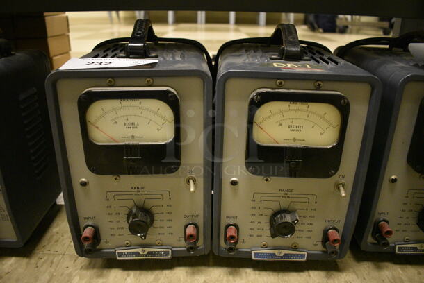 2 General Radio Model 400D Metal Vacuum Tube Voltmeter. 7x11x11. 2 Times Your Bid! (Midtown 2: Room 105)