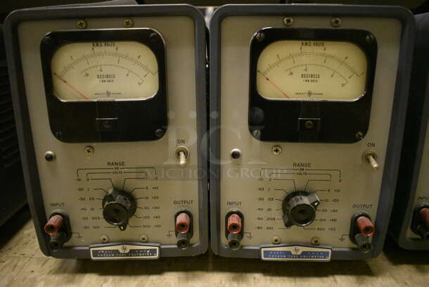 2 General Radio Model 400D Metal Vacuum Tube Voltmeter. 7x11x11. 2 Times Your Bid! (Midtown 2: Room 105) - Image 3 of 5