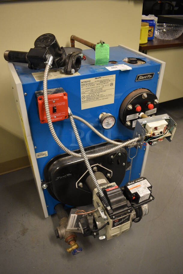 Slant Fin Model TR-30 PT Metal Oil Fired Cast Iron Boiler. 25x30x33. Unit Will Be Unhooked and Removed Before Pick Up Day. (Midtown 2: Room 130) - Image 5 of 7
