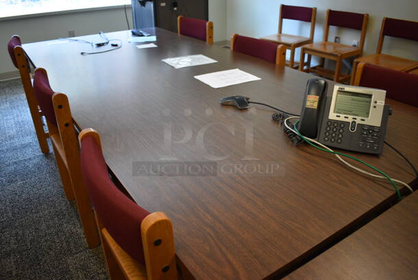 2 Wood Pattern Tables. 48x108x27.5. 2 Times Your Bid! (Midtown 2: Second Floor: Room 212) - Image 5 of 5