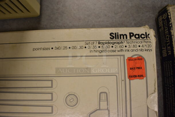 IN ORIGINAL BOX! Koh-i-noor Rapidograph Slim Pack Set of Technical Pens. (Midtown 2: Room 105) - Image 2 of 3