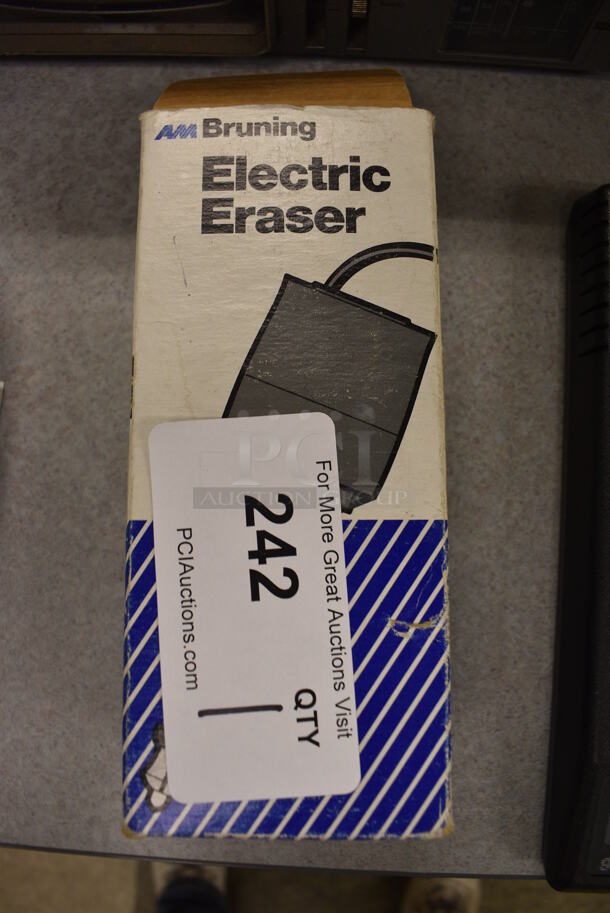 IN ORIGINAL BOX! Bruning Electric Eraser. (Midtown 2: Room 105)