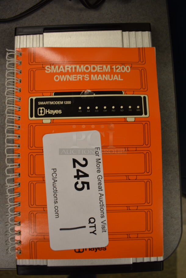 Hayes SmartModem 300 Micro Computer Modem. 5.5x9.5x1.5. (Midtown 2: Room 105) - Image 3 of 4