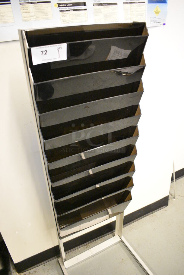 Black Poly 9 Compartment Holder. 18x16x53. (Midtown 1: Room 122) - Image 3 of 5