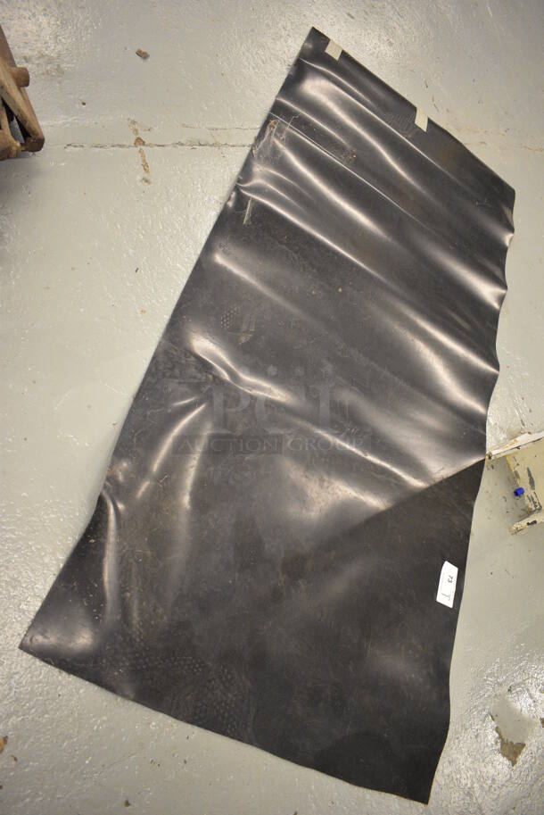 Black Floor Mat. 78x36 - Image 2 of 3