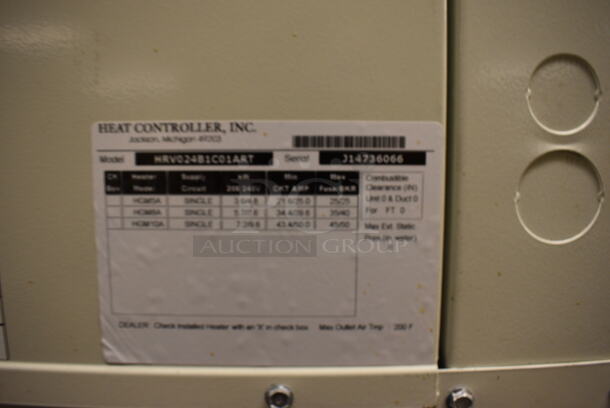 Comfort-Cure Model HRV024B1C01ART Metal Water Furnace. 208/230 Volts, 1 Phase. 32x24x51. Unit Will Be Unhooked and Removed Before Pick Up Day. (Midtown 2: Room 130) - Image 6 of 7