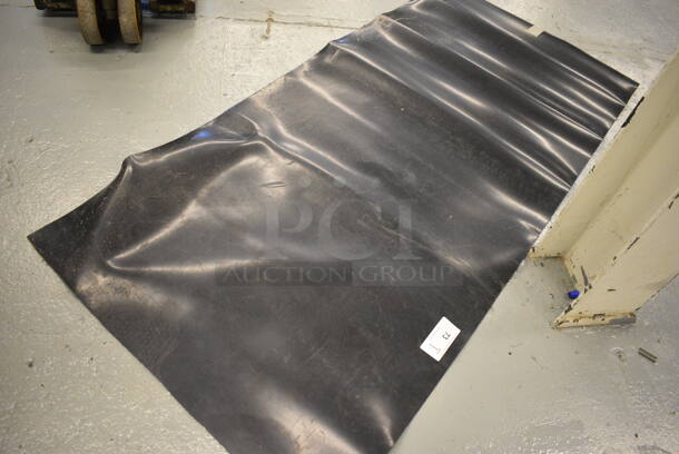 Black Floor Mat. 78x36 - Image 3 of 3