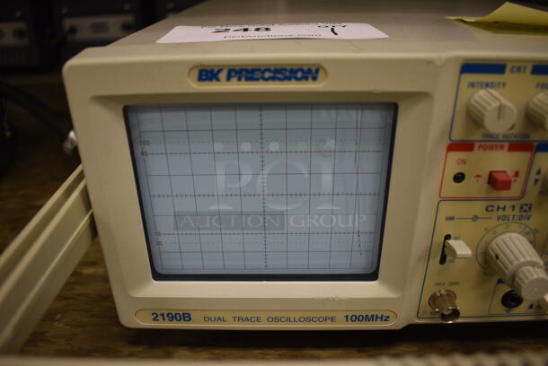 BK Precision Model 2190B Dual Trace Oscilloscope. 100 MHz. 15x21x6. (Midtown 2: Room 105) - Image 2 of 7