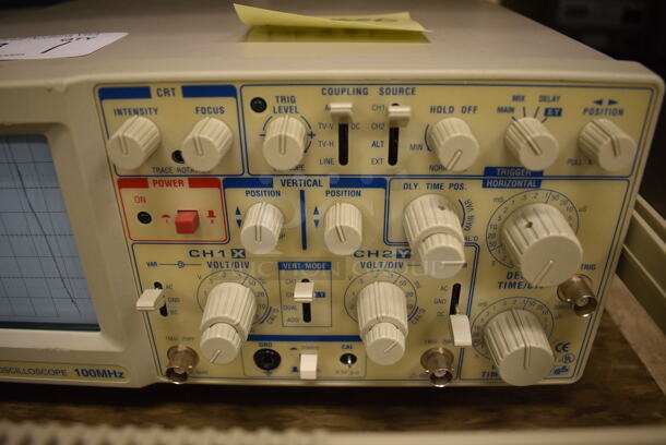 BK Precision Model 2190B Dual Trace Oscilloscope. 100 MHz. 15x21x6. (Midtown 2: Room 105) - Image 3 of 7