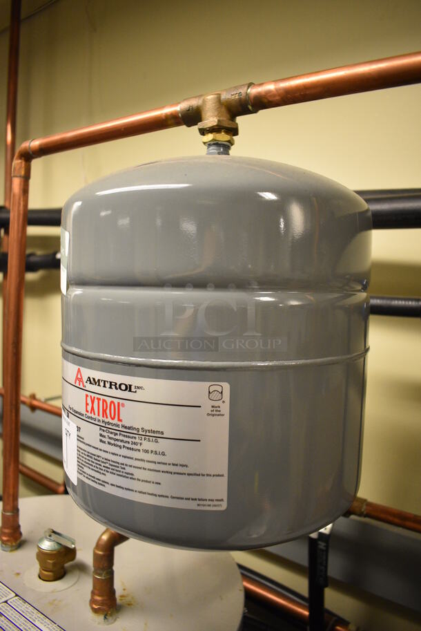 Amtrol Extrol Model 30 Metal Wall Mount Tank For Heating System. 12x12x12. Unit Will Be Unhooked and Removed Before Pick Up Day. (Midtown 2: Room 130) - Image 2 of 4