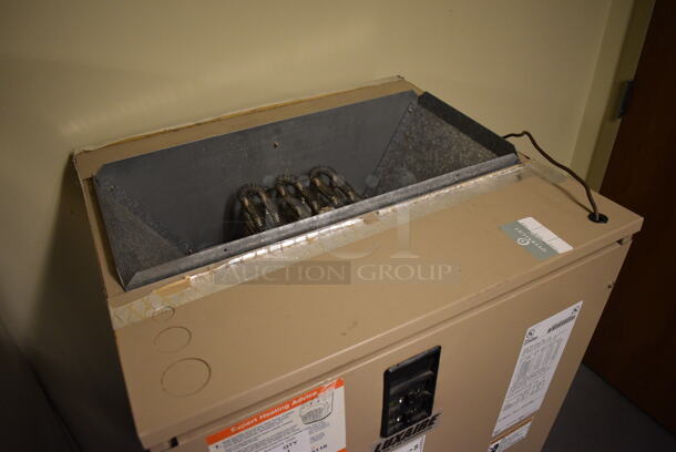 Luxaire Model F2FP048H06B Metal Floor Style Electric Powered Furnace. 208/240 Volts, 1 Phase. 24x23x51. Unit Will Be Unhooked and Removed Before Pick Up Day. (Midtown 2: Room 130) - Image 4 of 5