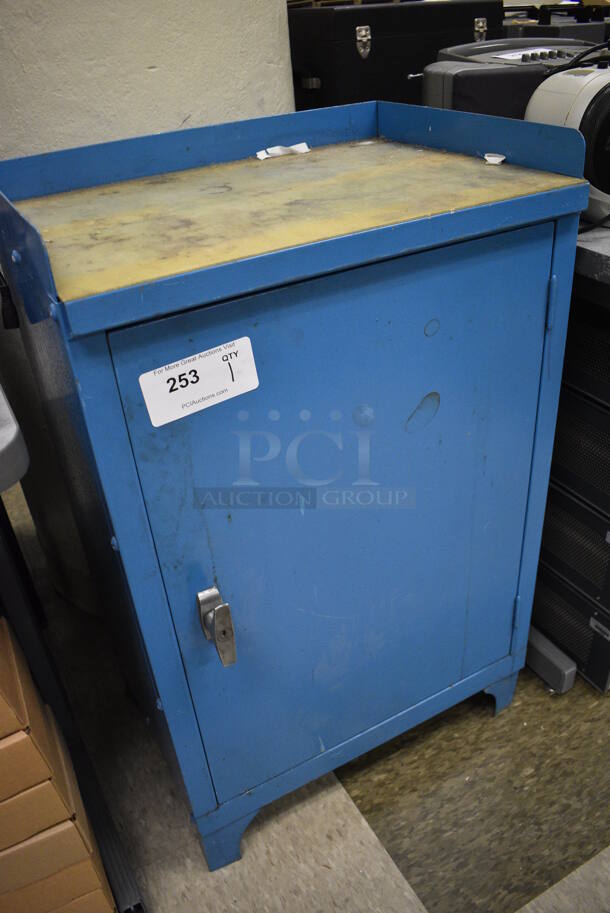 Blue Cabinet. 21x16x34. (Midtown 2: Room 105) - Image 2 of 5