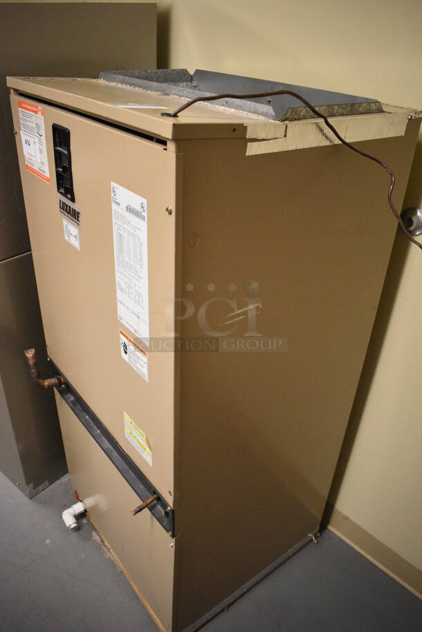 Luxaire Model F2FP048H06B Metal Floor Style Electric Powered Furnace. 208/240 Volts, 1 Phase. 24x23x51. Unit Will Be Unhooked and Removed Before Pick Up Day. (Midtown 2: Room 130) - Image 5 of 5