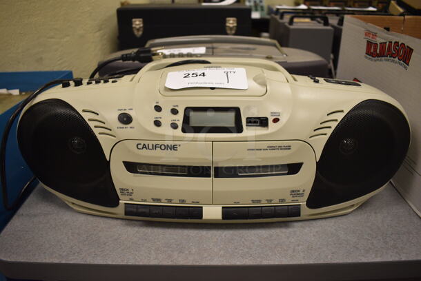 Califone Cassette CD Player. 22x8x8. (Midtown 2: Room 105) - Image 1 of 3